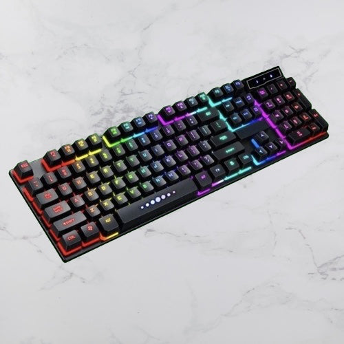 Teclado Gamer Semi-mecânico RGB LED Retroiluminado Computador Pc Original